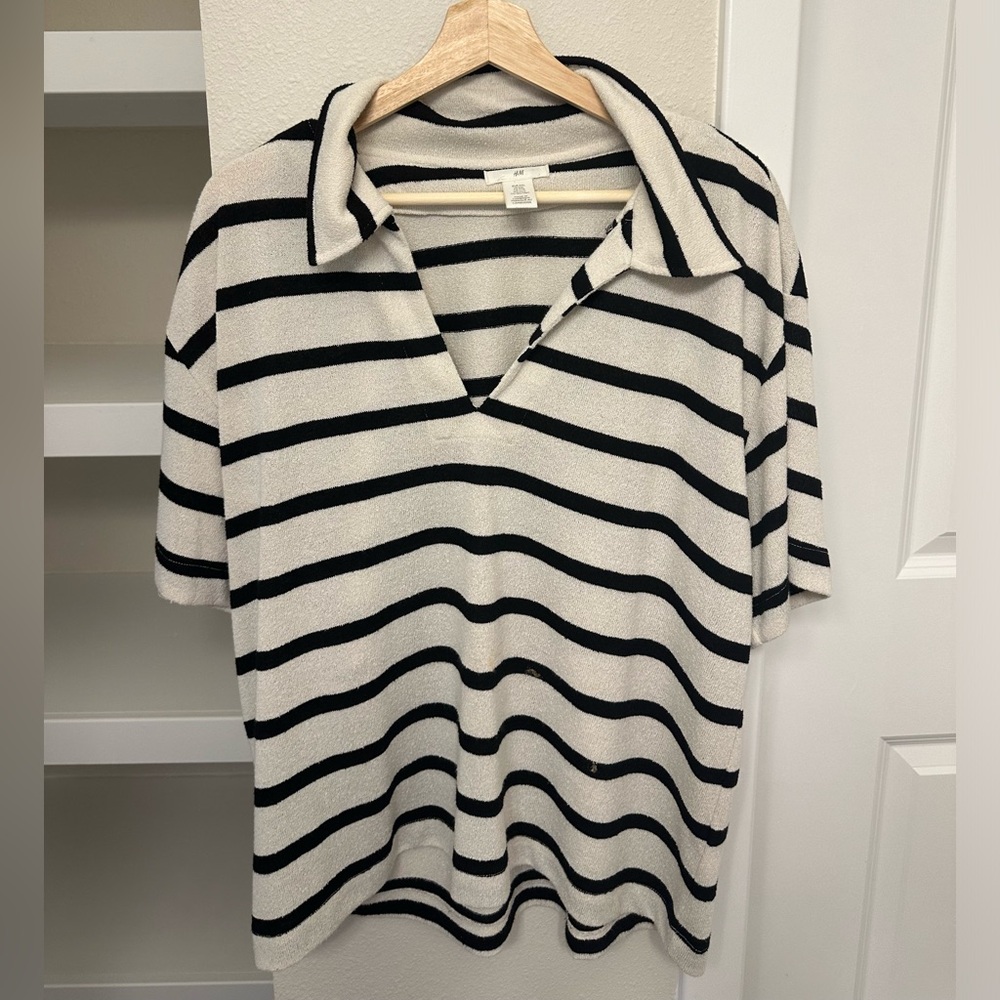 H&M STRIPED TERRY CLOTH SET PERFECT FOR SUMMER